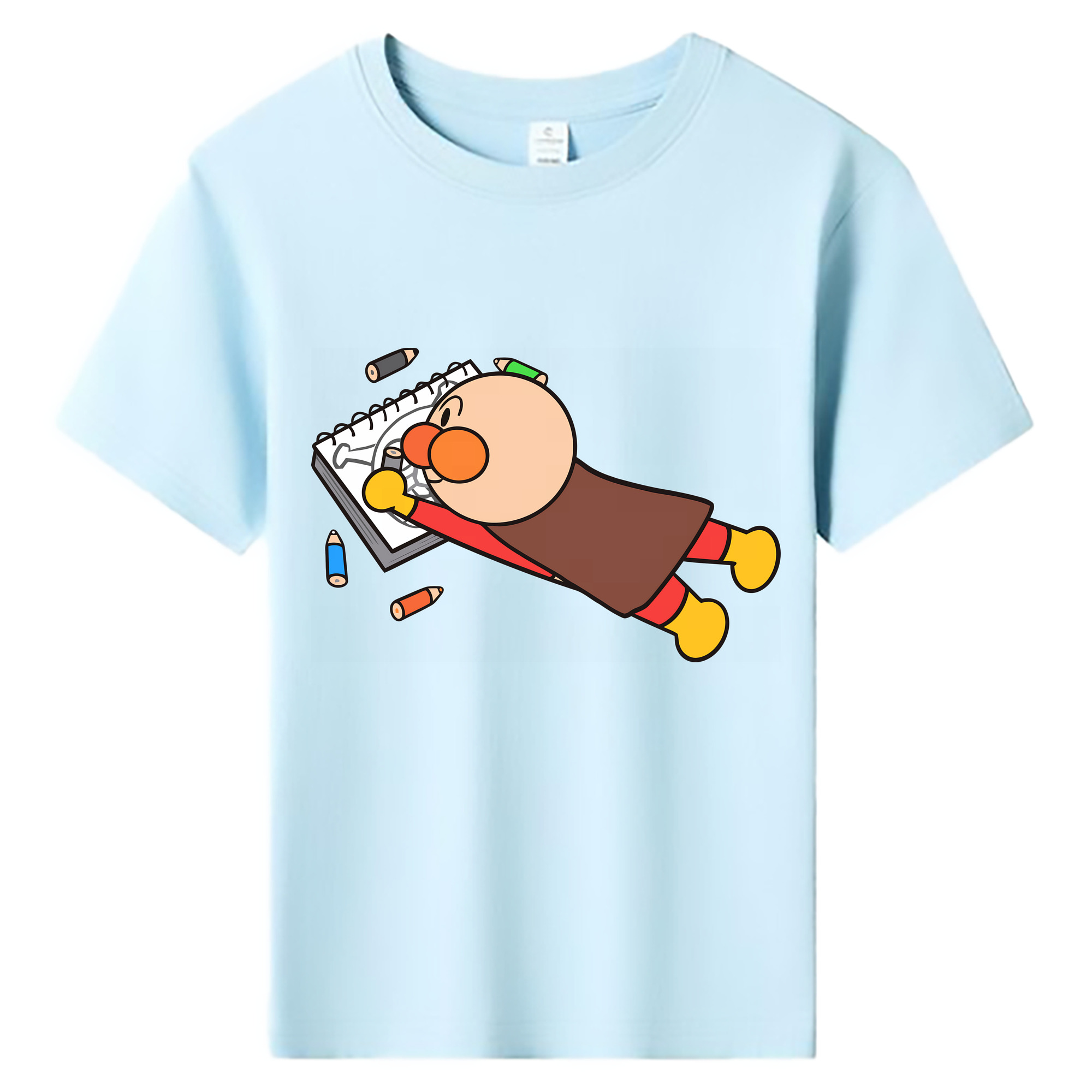 （画像用） アンパンマン Anpanman 綿100％キッズTシャツ（フロントプリント）
